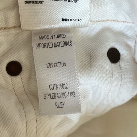 Agolde RileyHigh Rise Straight Jeans Size 25 - Picture 5 of 5